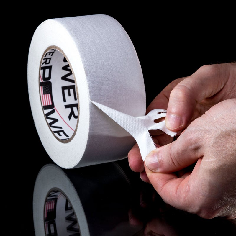 Gaffer Power Real Professional Premium Grade Gaffer Tape Made in The USA - White 2 Inch X 30 Yards - Heavy Duty Gaffer's Tape - Non-Reflective - Multipurpose - Better Than White Duct Tape - Image 2
